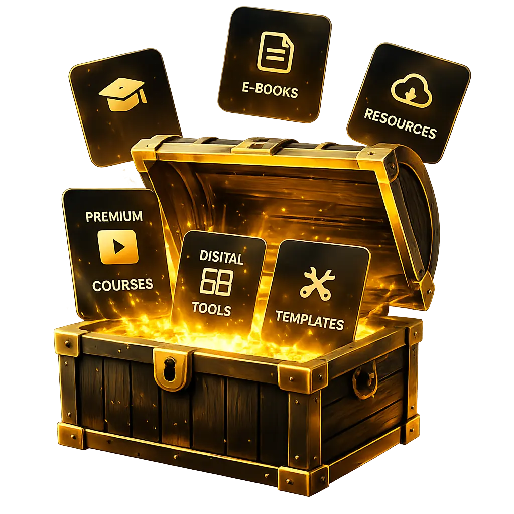 Giveaway promotion artwork showing premium digital assets and free access CTA