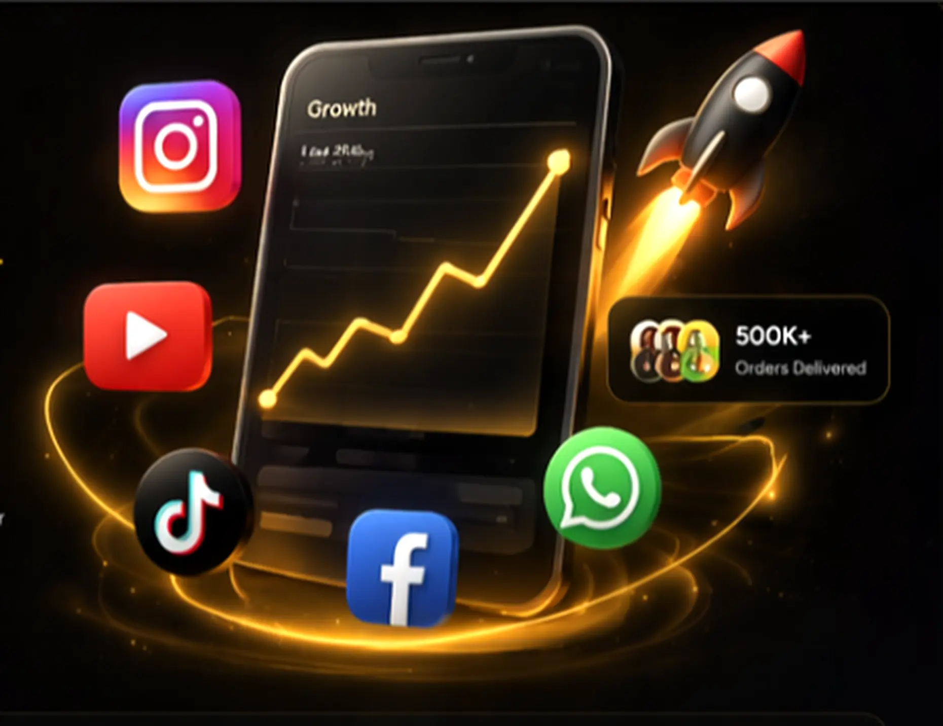 SMM panel growth dashboard preview